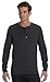 Canvas Long Sleeve Henley T-Shirt. 3150 - Medium - Black