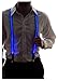 Neon Nightlife Men's Light Up LED Suspenders, One Size, Blue