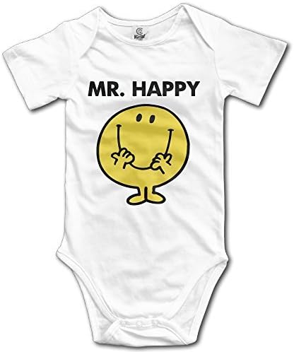 Newborn Clothes Mr. Happy Smiling Baby Onesie