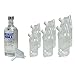 Hide Your Booze Flask and Funnel Kit Set 2 PACK - (2) 8 oz Flask, (2) 16 oz. Flask, (2) 32 oz. Flask and Funnel - Secret Liquor Wine Cruise Travel Clear Hidden Flask Pouch