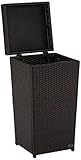 Crosley Furniture Palm Harbor Outdoor Wicker Trash Bin - Brown