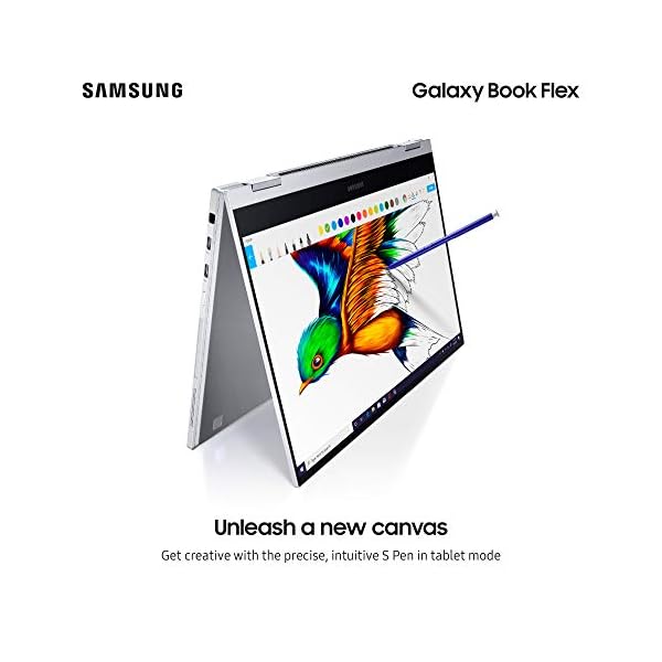 Samsung Galaxy Book Flex 13.3 Inch 8 GB Intel Core i5-1035G4 Processor Laptop - Royal Silver (UK Version) - Image 4