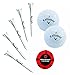 Callaway Golf Accessories Gift Set With Club Brush, Golf Ball Marker, Golf Balls & Plastic Golf Tees, 6 Pack