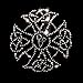 Celtic Cross Sparkly Irish Dance Limerick Iron-on Rhinestone Crystal Transfer by JCS Rhinestones