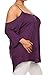 Modern Kiwi® Solid Off-The-Shoulder High Low Plus Size Tunic Top (1X-4X)