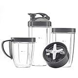 Cup and Blade Set for NutriBullet Replacement High Speed Blender Mixer System,nutribullet 900 series replacement parts (7)