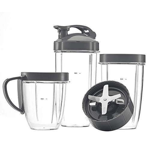 Cup and Blade Set for NutriBullet Replacement High Speed Blender Mixer System,nutribullet 900 series replacement parts (7)