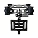 GoolRC Gimbal FPV Camera Mounts with Anti Vibration Plate Replacmenet for DJI Phantom Walkera Qr X350 Gopro Hero 3 3+ 4 CF Carbon Fiber