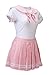 Littleforbig Cotton Romper Onesie Pajamas Bodysuit - Magical Onesie Skirt Set Pink 3XL