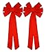 Black Duck Brand Set of 2 Red Velvet Bows 26