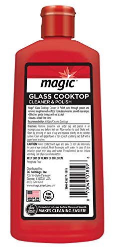 image for Magic Ceramic and Glass Cooktop Cleaner - 6 Pack - Professional Home K