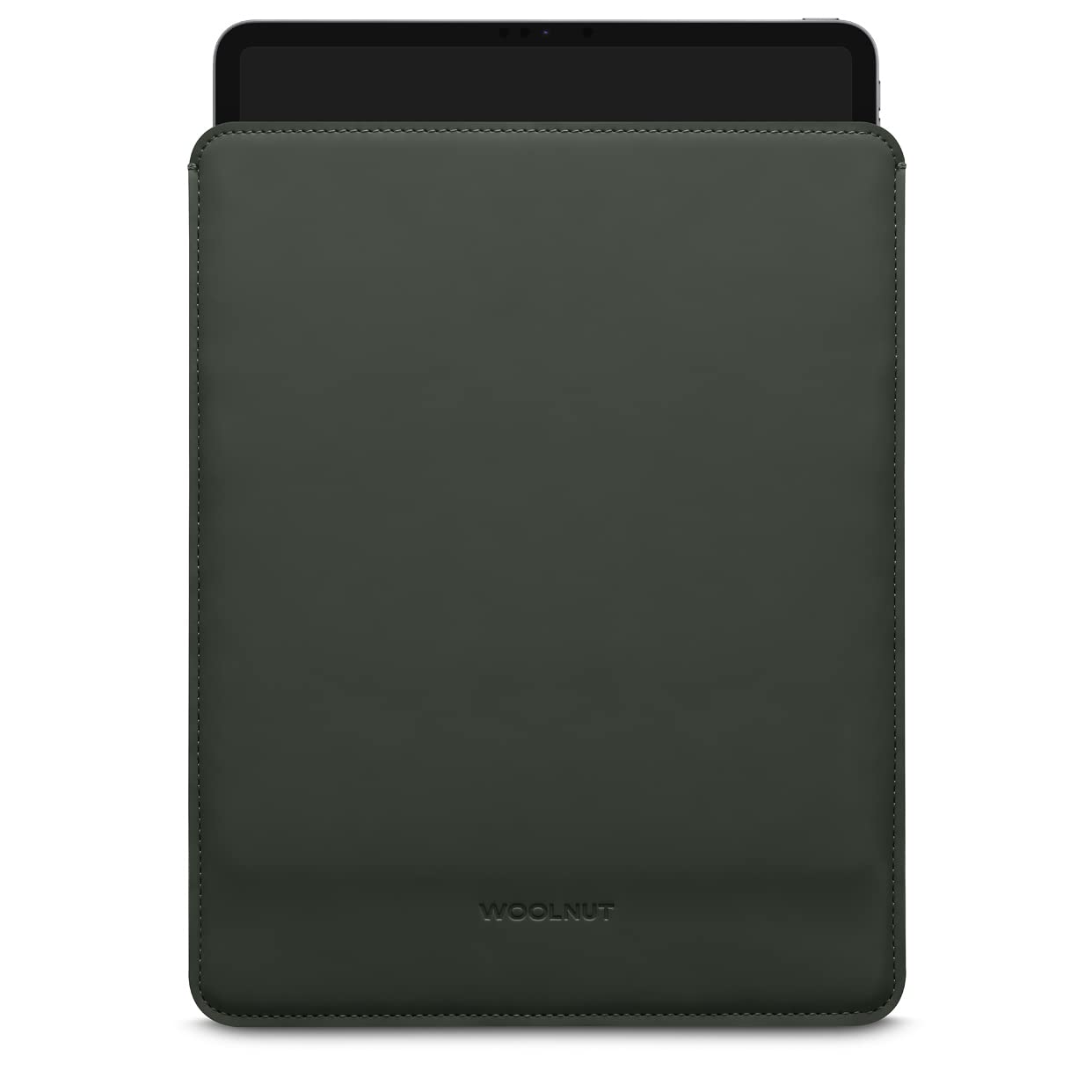 WOOLNUT Matte PU Sleeve Cover Case for iPad Pro 13 inch & iPad Air 13 - Black, with Perfect tailor-made fit/iPad Pro 12.9 Case with iPad Air 13(M4, 2024) Compatibility