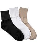 Buster Brown Women's 100% Cotton Socks, Assorted 1, 9, 6-pk