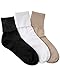 Buster Brown Women's 100% Cotton Socks, Assorted 1, 9, 6-pk