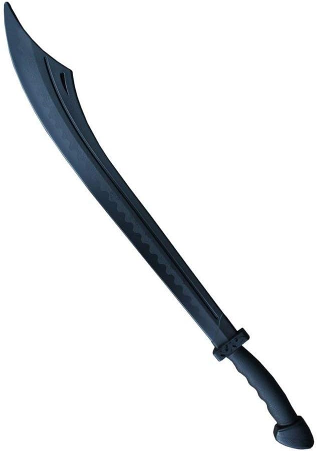Deluxe Martial Arts Black Polypropylene Plastic Kung Fu Broadsword Training sword - 33"