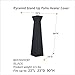 Amazon Basics Outdoor Pyramid Stand Up Patio Heater Cover, Black