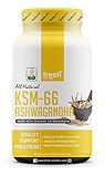 Organic KSM-66 Ashwagandha Root Extract - 700mg High Potency 5% Withanolides (75mg)- Reduces Stress & Anxiety Relief Like Kava Kava - Energy & Focus - 45 Day Supply - 90 Veggie Capsules