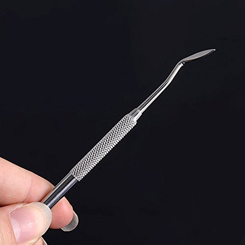 Stainless Steel Dentistry Tools Oral Care Set Probes Mirror Scraper Kit 5Pcs - Thumbnail 3