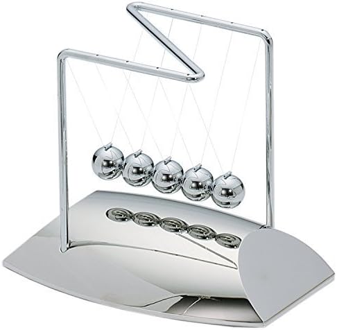 Avtion Newtons Cradle Balance Balls Physics Pendulum Science Desk Office Classic Toy (Mode 1)