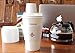 16 oz Hot Beverage Drinking Disposable White Paper Coffee Cup with White Dome Lid and Kraft Sleeve Combo 50 Pack