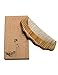 Hawkeye Natural Green Sandalwood Handmade Portable Wood Hair Comb,beard Comb,mustache Comb (Half Moon)