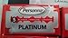 Personna Platinum Red Chrome Double Edge Stainless Steel 100 Blades 20BX