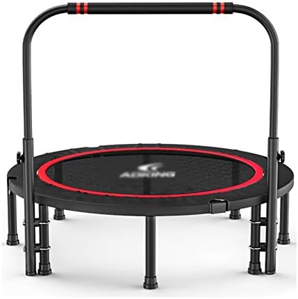 Trampolines Large Folding 50'' dia, Indoor/Outdoor Mini Exercise for Kids Adult, with Stable Handle