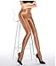Womens Sexy Shiny Metallic Glitter Glossy Pantyhose Tights Super Elastic Stockings (Coffee)