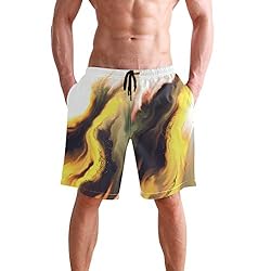 Men's Summer Cool Swim Trunks Quick Dry Elegant