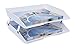 Acrimet Facility 2 Tier Letter Tray, Side Load, Letter Size/A4, Desktop File Organizer, Plastic (White Color)