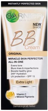 garnier bb cream extra light