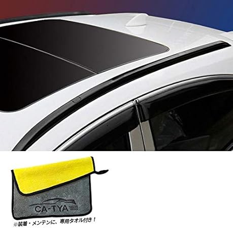 Amazon Accesments Vezel ヴェゼル ルーフレール ルーフラッククロスバー 取付け穴開け不要 ルーフキャリア装着可能 カスタムオープション ブラック 2p Bz179 取付けフック ホルダー 車 バイク