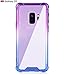 BAISRKE Galaxy S9 Case, Shock Absorption Flexible TPU Soft Edge Bumper Anti-Scratch Rigid Slim Protective Cases Hard Plastic Back Cover for Samsung Galaxy S9 - Blue Purple Gradient
