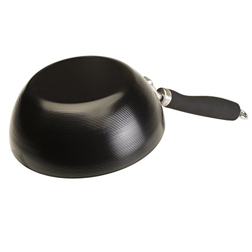 Ecolution Non-Stick Carbon Steel Wok with Soft Touch Riveted Handle, 8",Black 3 Ecolution Non-Stick Carbon Steel Wok with Soft Touch Riveted Handle, 8",Black - Image 4