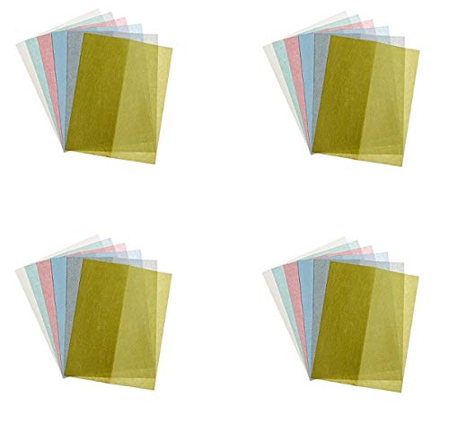 Zona 37-948 3M Wet/Dry Polishing Paper, 8-1/2-Inch X 11-Inch, Assortment Pack One Each 1, 2, 3, 9, 15, and 30 Micron (Four Pack - Original Version)