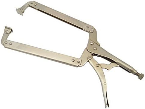 iTECHOR Durable 18-inches C-Shape Quadrate Locking Pliers Labor-saving Pliers Clamp Weld Soldering Tool - Silver