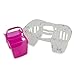 LTD 2-in-1 Interlocking Handy Shower Caddy Features Removable Mini-Caddy for College Students, Made in Hard, Durable Plastic, Easy to Clean (Pink/White)