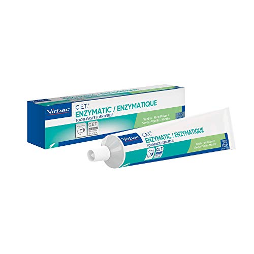 Virbac CET Enzymatic Toothpaste, Eliminates Bad Breath by Removing