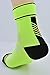 Gosuban Low Cut Compression Sock for Women and Men Plantar Fasciitis Sock Heel Ankle & Arch Support(Fluorescent Green,Medium)