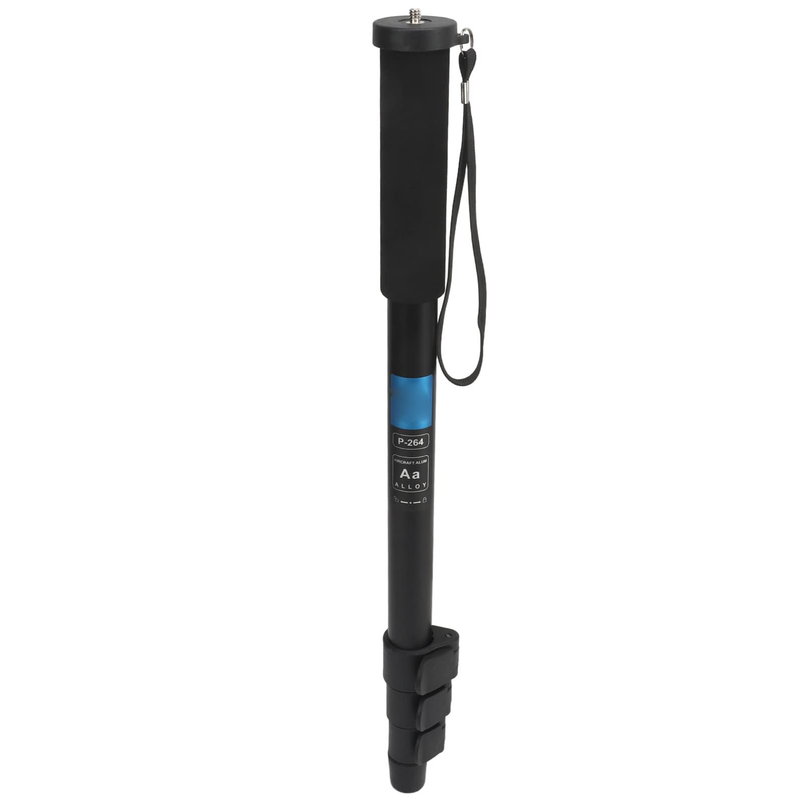 59 Inch Camera Monopod, Portable Heavy Duty Monopod, Photography Aluminum Unipod Stick with 1/4 Inch and 3/8 Inch Conversion Screws