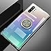 Galaxy Note 10+ Plus/5G Case, Anti Scratch Soft TPU Clear Case with 360 Degree Rotation Button Bounce Finger Ring Kickstand [Work with Magnetic Car Mount] for Samsung Galaxy Note 10+ Plus,Clear