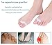 DUORUI 8 PCS Gel Big Toe Buddy, Toe Corrector, Toe Straightener - Easy Wear in Shoes for Men/Women