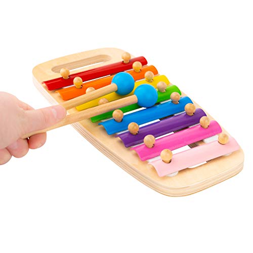 Hammering & Pounding Wooden Toy for Toddlers - Shape Sorter, Xylophone & Montessori Sorting Toys for Children Aged 1 to 10 - Educational Learning Toys for Girls & Boys - Improves Fine Motor Skills
