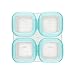 OXO Tot Baby Blocks Food Storage Containers, Aqua, 4 oz