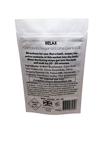 Relax-200mg-CBD-Bath-SOAK-150G-Handmade-in-The-UK Relax 200mg CBD Bath SOAK 150G Handmade in The UK