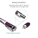 Opoway Pen Light with Pupil Gauge LED Penlight Medical for Nursing School Doctor Diagnostic (Pink & Purple)
