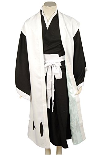 Ya-cos Ichigo Kurosaki bankai form 3rd Division Captain Ichimaru Gin Cosplay Costume