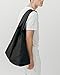 BAGGU Large Reusable Shopping Bag, Foldable Ripstop Nylon Tote for Laundry or Shopping, Black