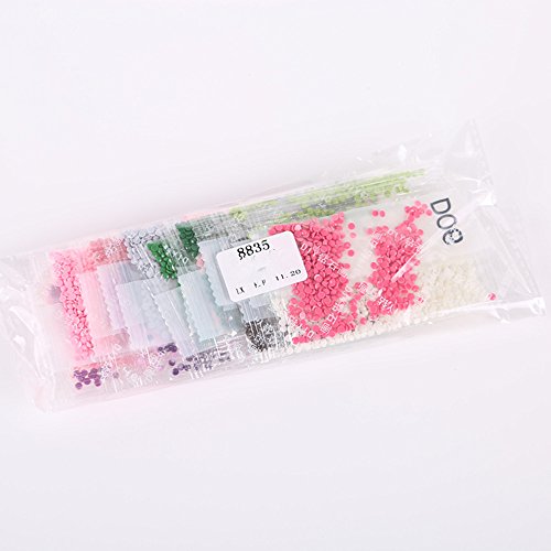 DIY 5D Diamond Painting by Number Kits , AMA(TM) Crystal Rhinestone Pasted Diamond Embroidery Cross Stitch Canvas Paintings Pictures Arts Craft for Home Wall Decor (A) - Thumbnail 7