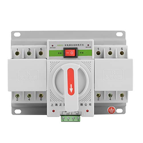 220V 63A 3P Automatic Transfer Switch Mini Intelligent Dual Power Circuit Breaker